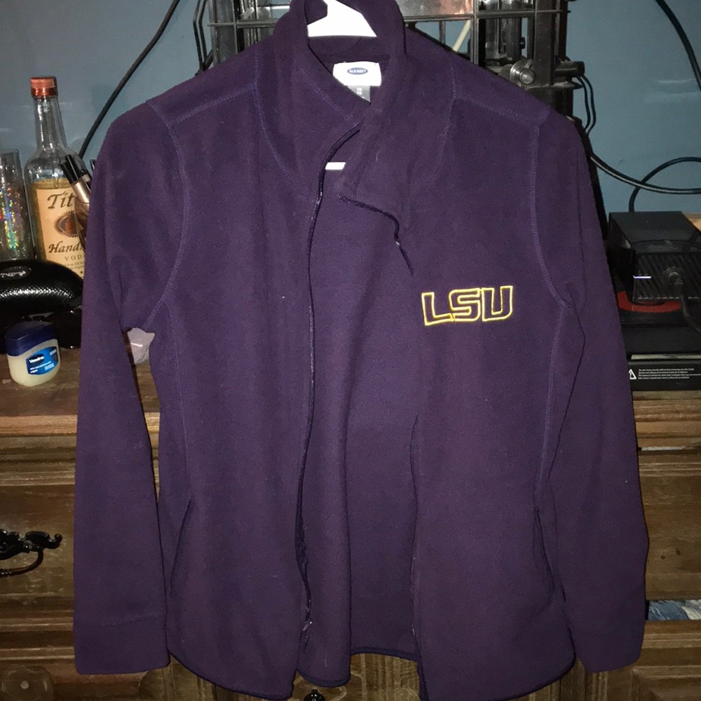 Purple Zip Up LSU jacket